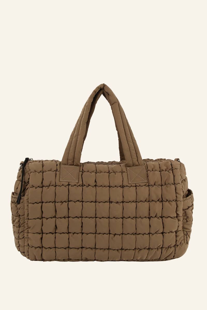 EVERYDAY QUILTED PUFFER DUFFEL