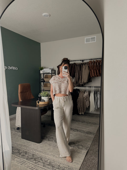 Linen Pants // SAND