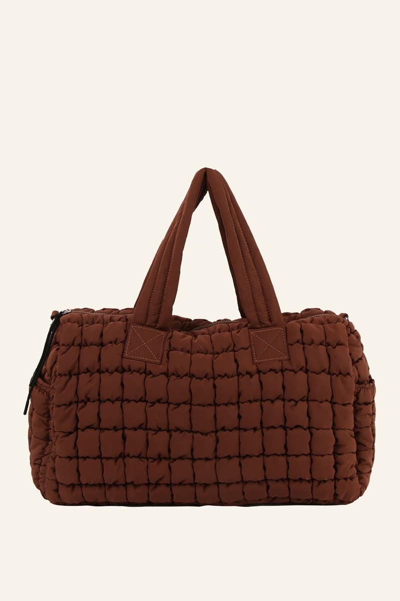 EVERYDAY QUILTED PUFFER DUFFEL